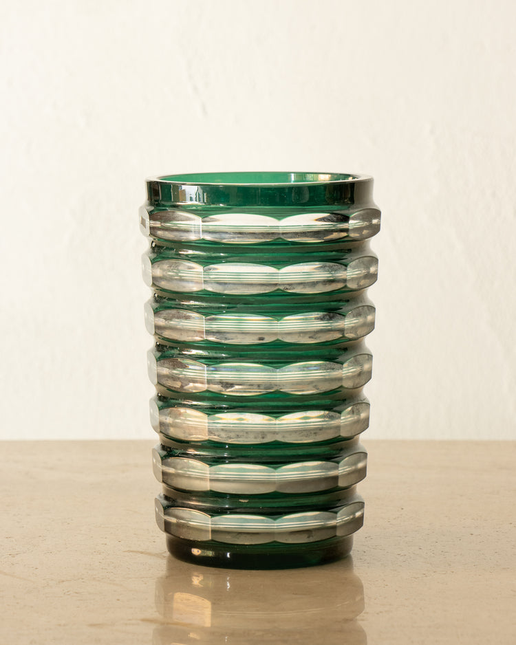 Art Deco Belgian Glass Vase