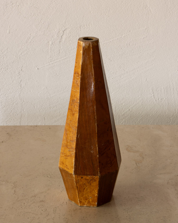 Mid-Century Faceted Vase