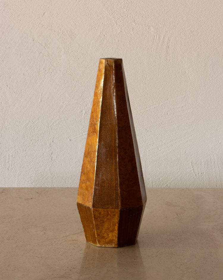 Mid-Century Faceted Vase