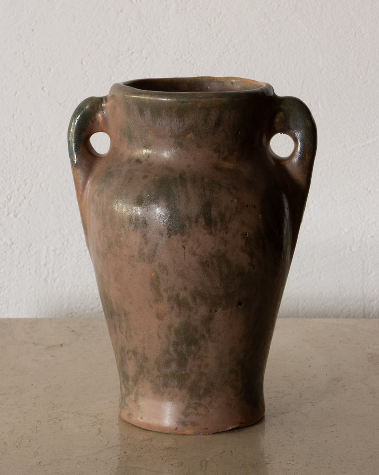 Antique Two-Handled Terracotta Vessel