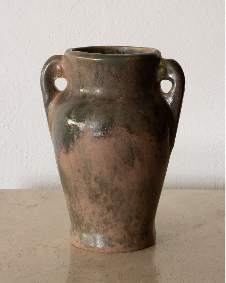 Antique Two-Handled Terracotta Vessel