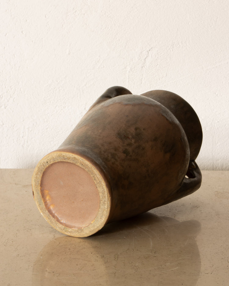Antique Two-Handled Terracotta Vessel