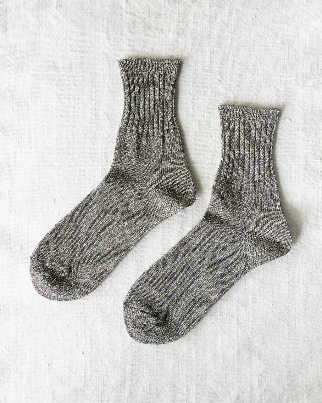 Yahae Washi Organic Cotton Socks Natural Black