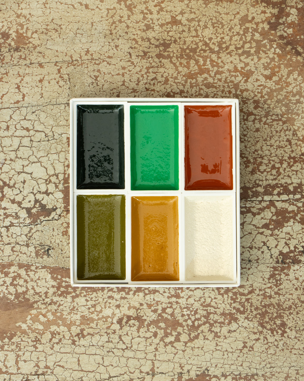 Kyoto Gansai Watercolor Set - Green Suite
