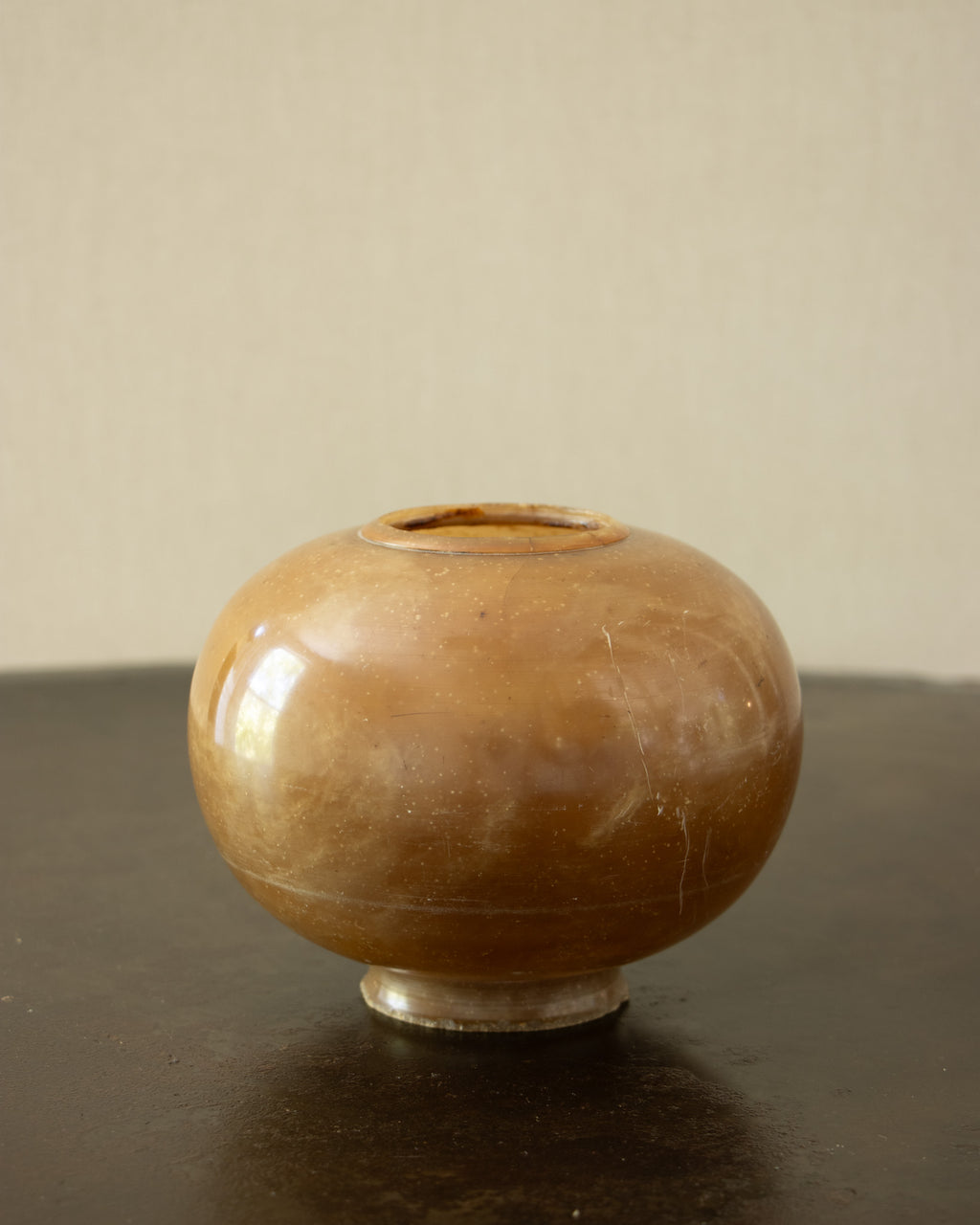 Turned Alabaster Vase