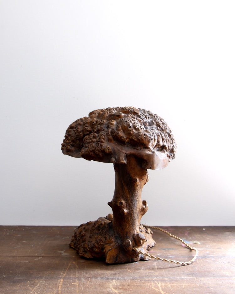 Burlwood Lamp