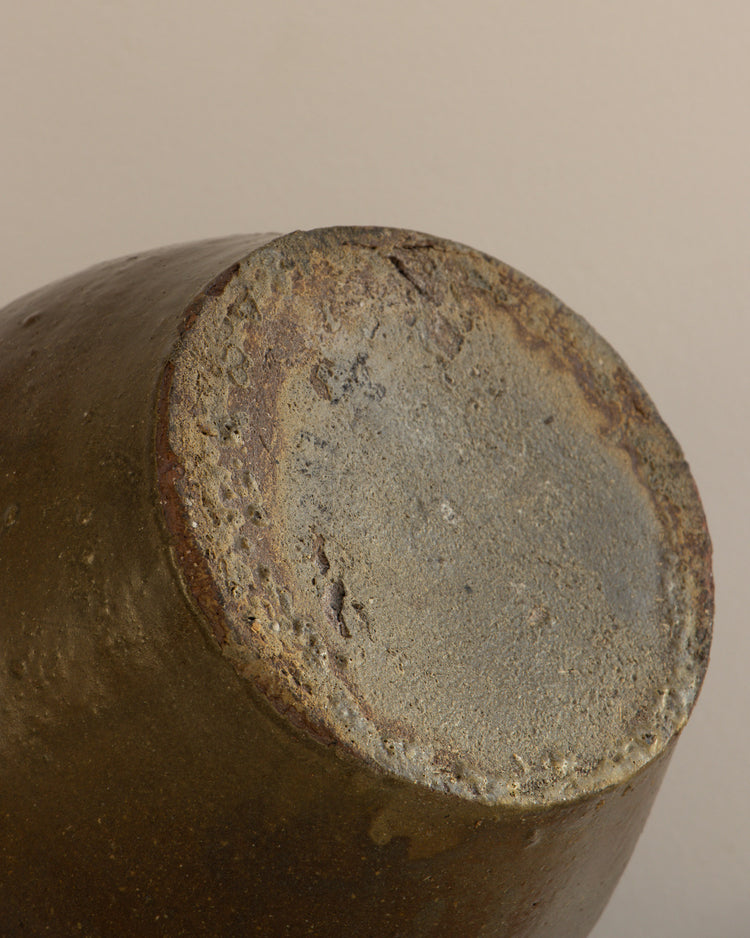 Brown Glazed Earthenware Jar
