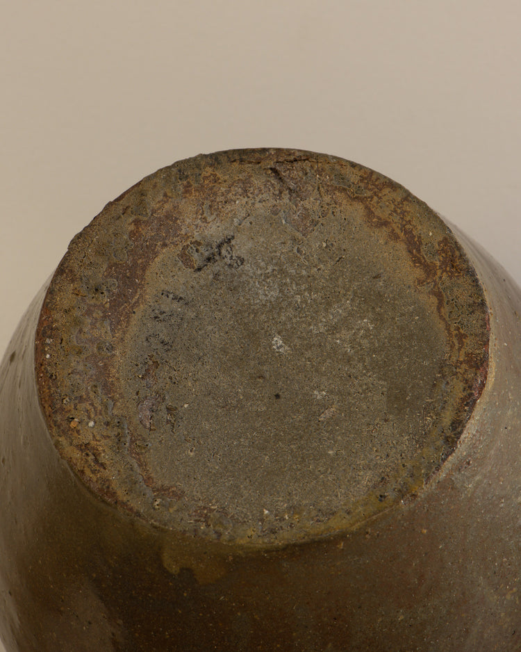 Brown Glazed Earthenware Jar