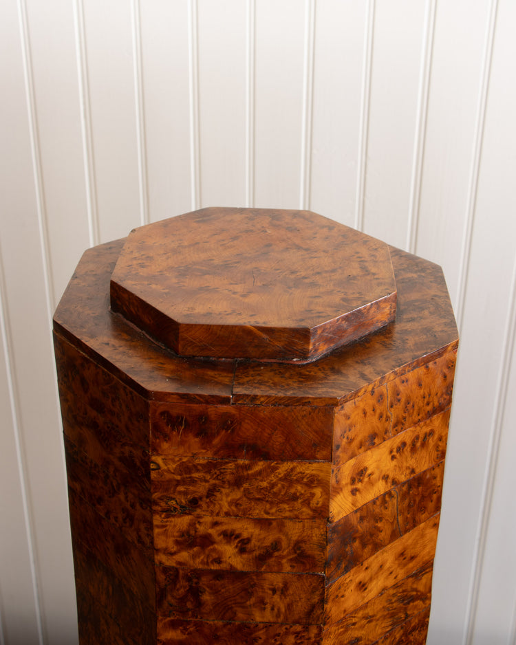 Art Deco Burlwood Columns