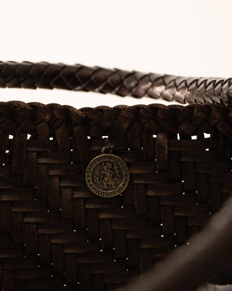 Woven Leather Big Bag