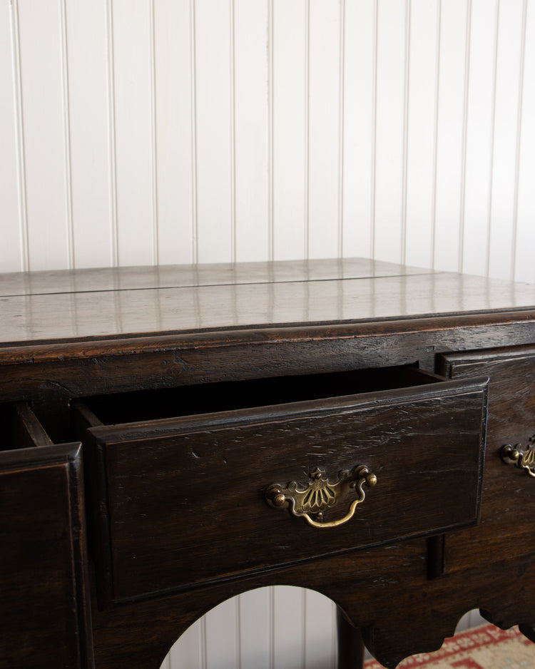 Petite Georgian Elm Low Boy