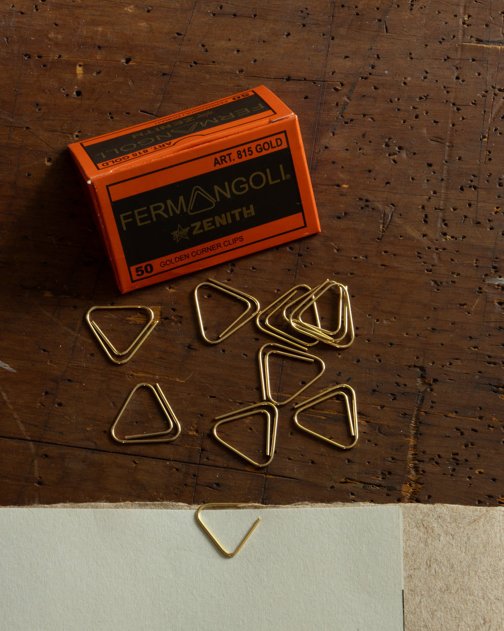 Fermangoli Golden Corner Clips