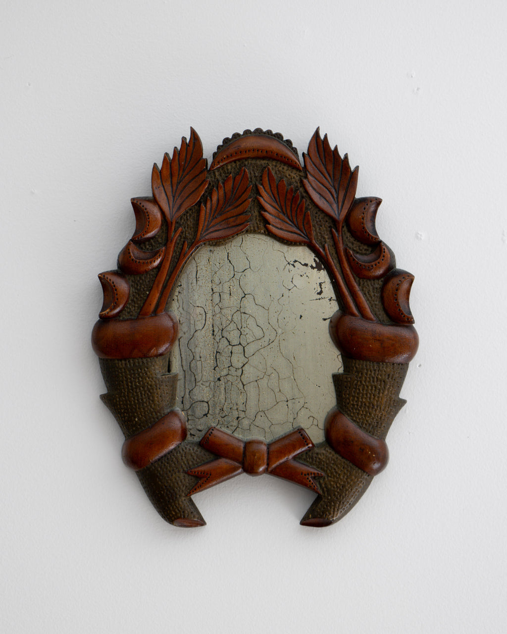 Carved Foliate Mirror