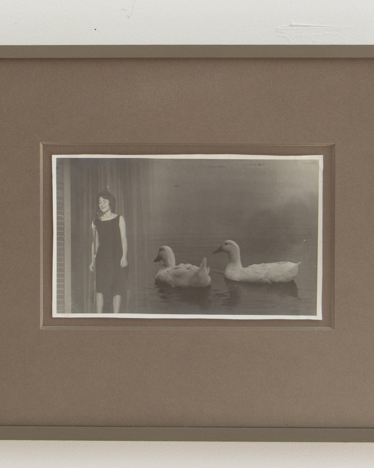 Framed Vintage Double Exposure Photograph