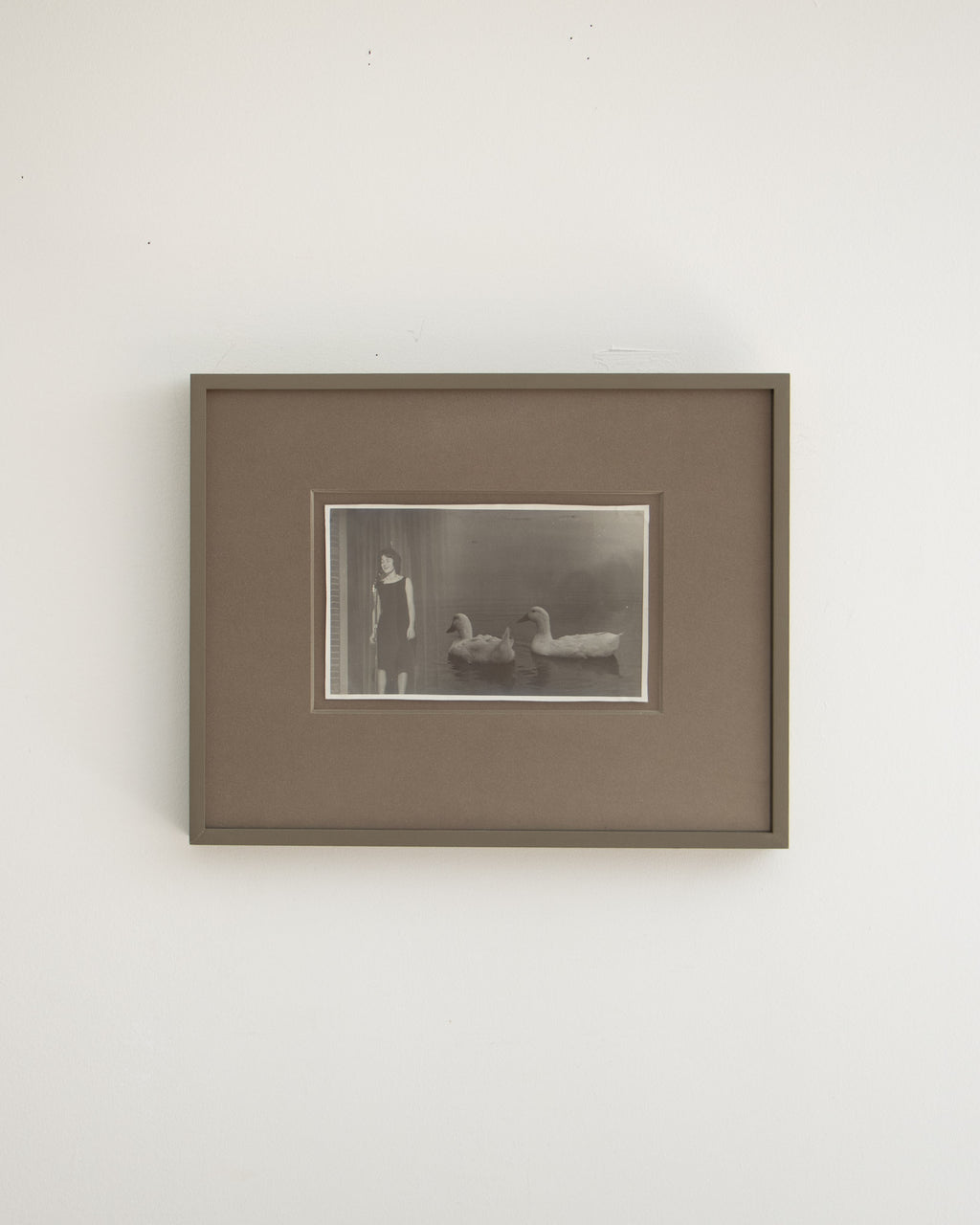 Framed Vintage Double Exposure Photograph