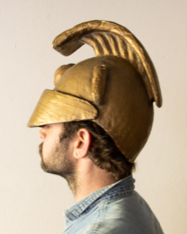 Vintage Roman Centurion Costume Helmet