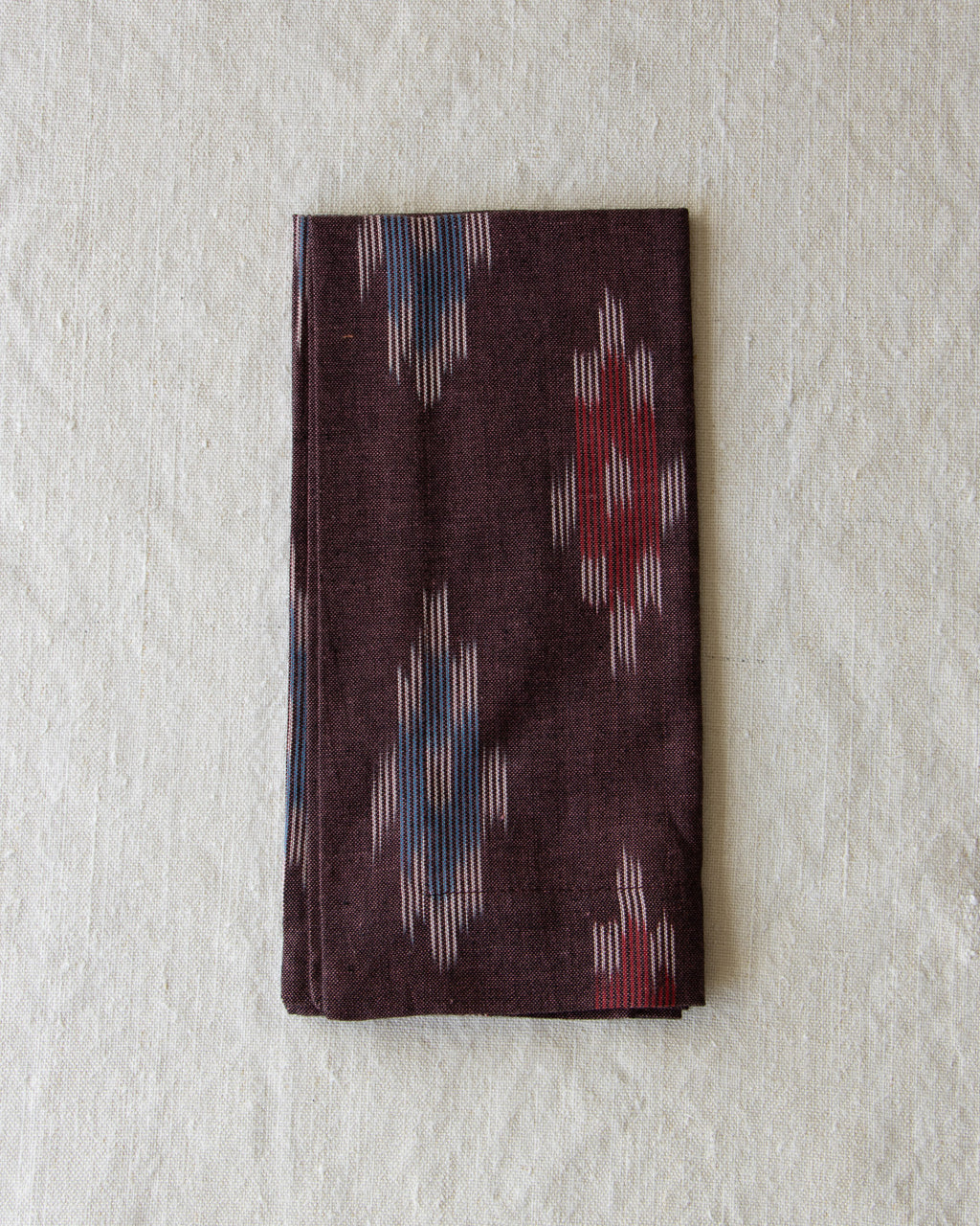 Ikat Napkins Eggplant