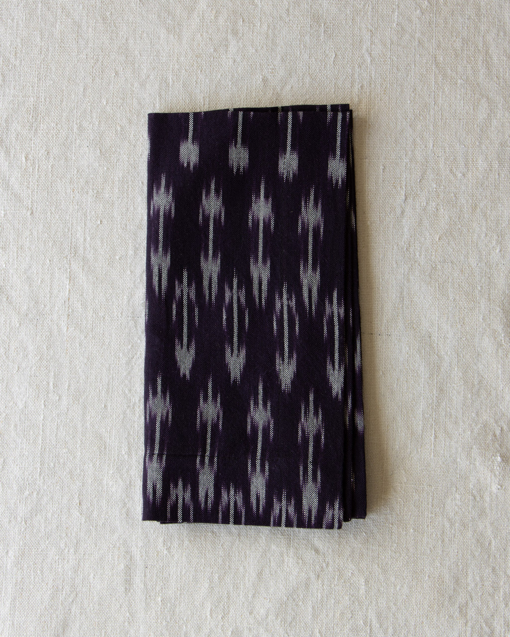 Ikat Napkins Deep Plum