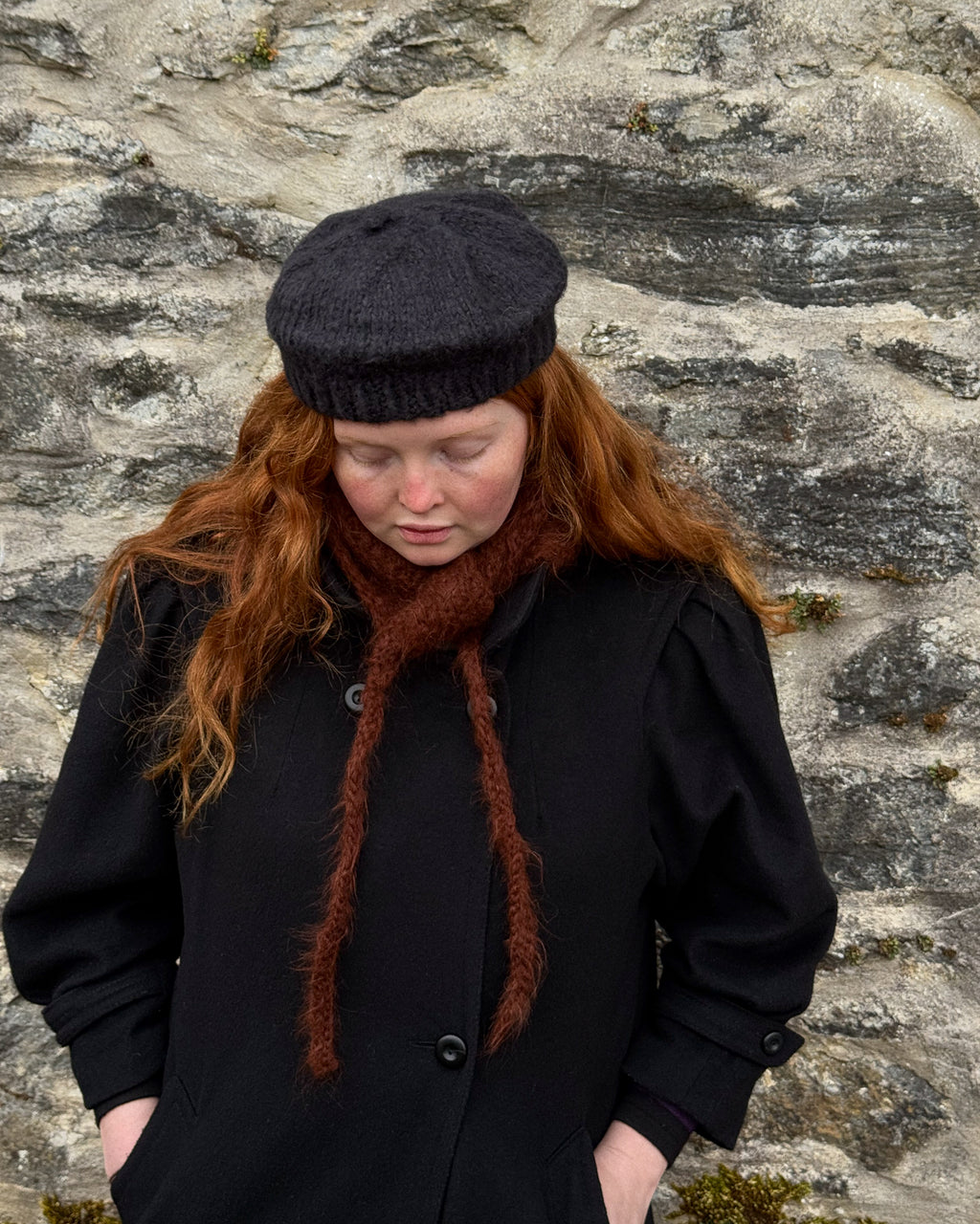 Knit Silk Beret