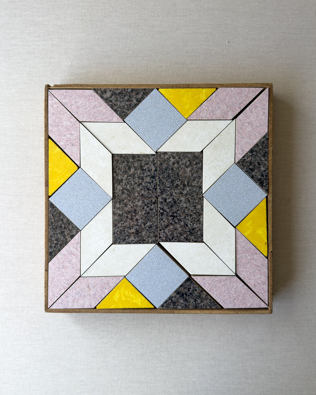 Vintage Salesman Sample Flooring Puzzle