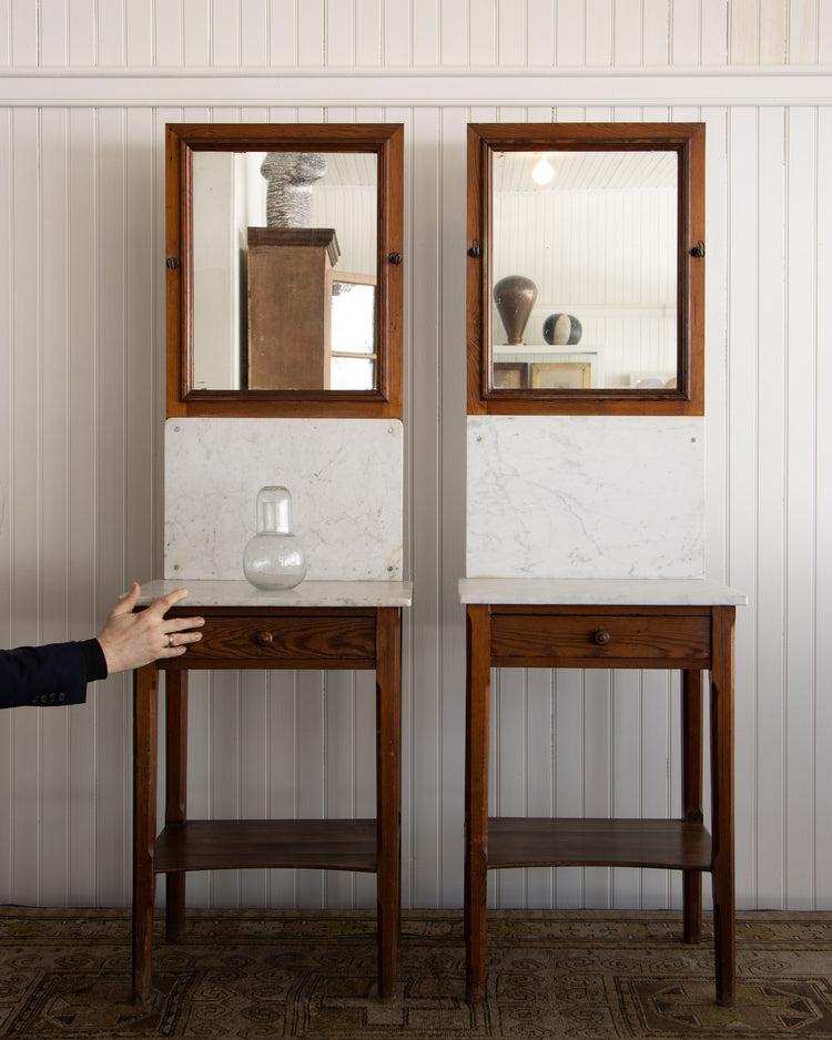 Mirrored Wash Stands
