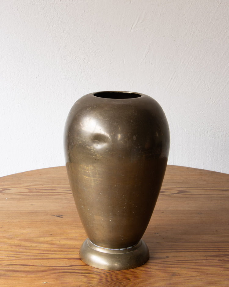 Footed Ovoid Vase
