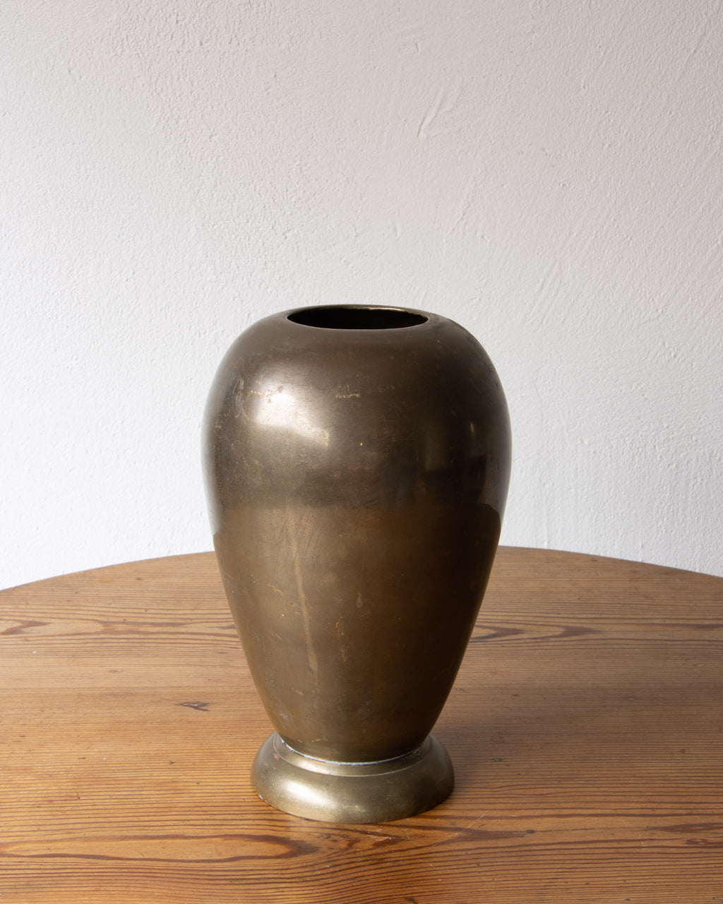 Footed Ovoid Vase
