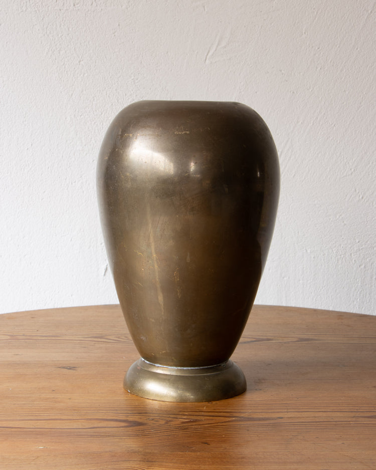Footed Ovoid Vase