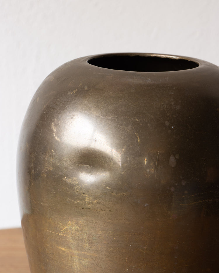 Footed Ovoid Vase