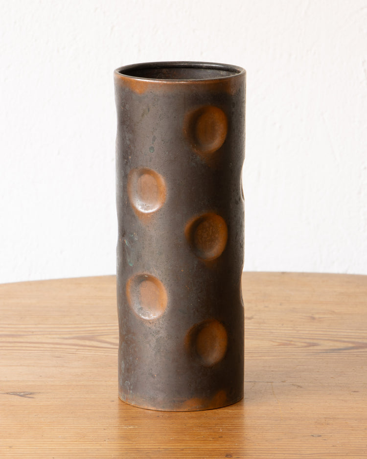 Mid Century Copper Vase