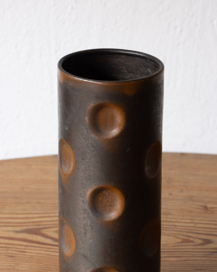Mid Century Copper Vase