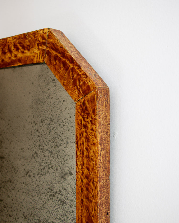 Grain Painted Tombstone Mirror