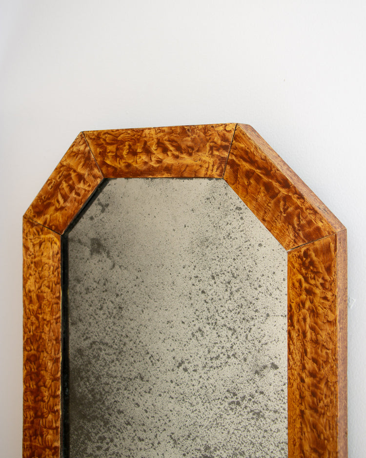 Grain Painted Tombstone Mirror