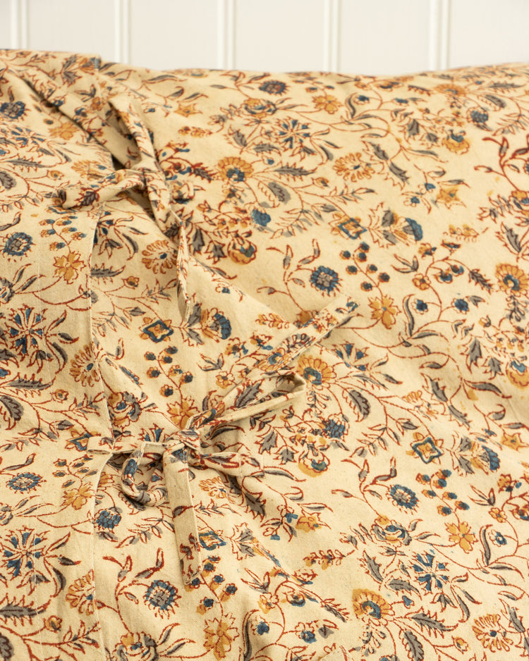 Floral Vines Block Print Pillow - 30 inch