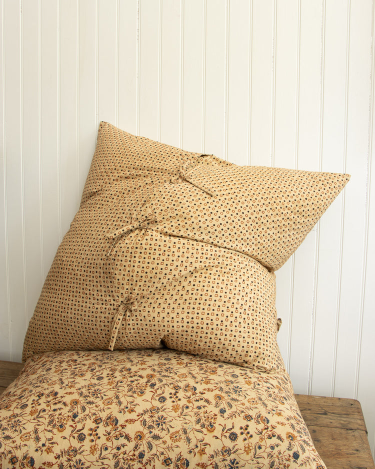 Circles and Squares Block Print Pillow - 30 inch