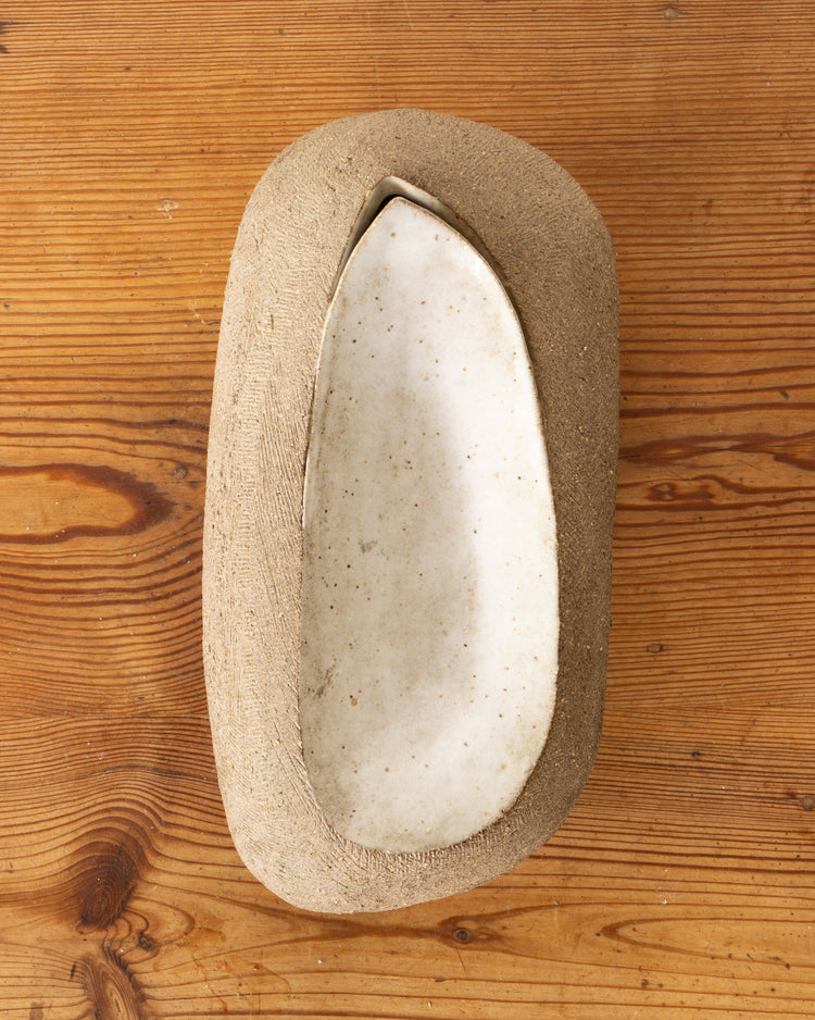 Vintage Studio Pottery Sculptural Bowl
