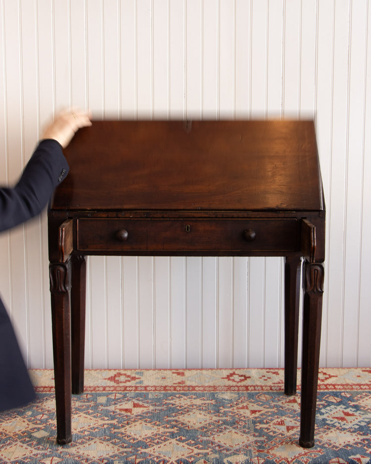 18th c. English Mahogany Secretary Desk