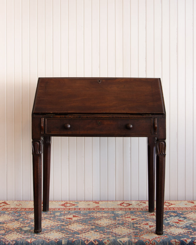 18th c. English Mahogany Secretary Desk