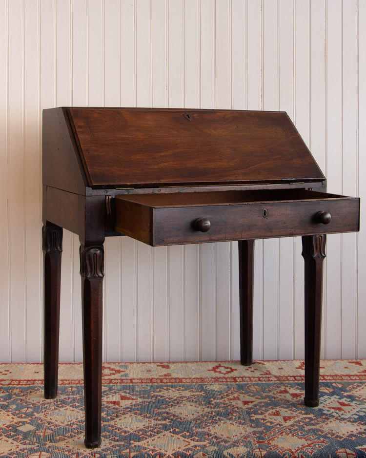 18th c. English Mahogany Secretary Desk