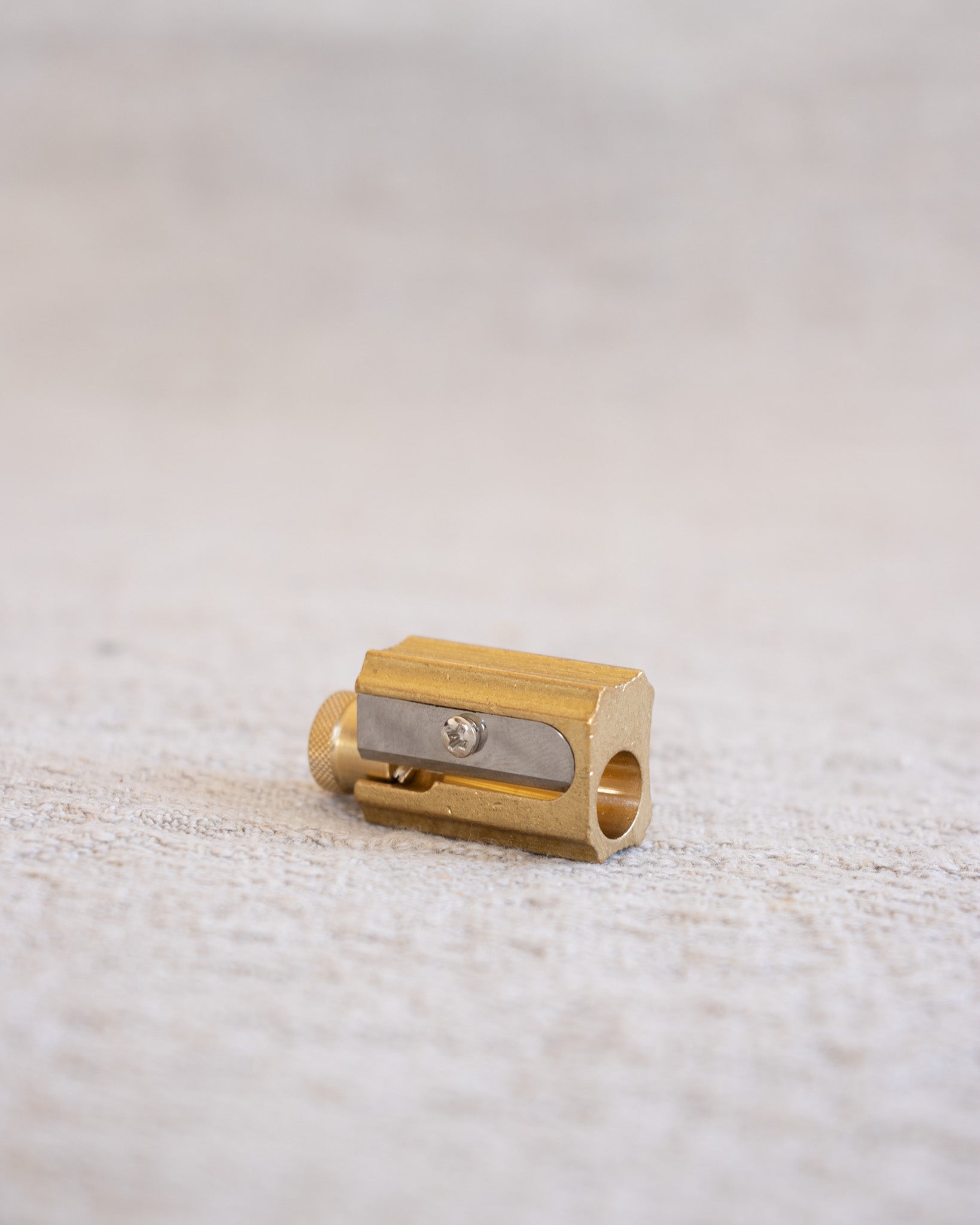 Brass Sharpener with Case – Pidgin