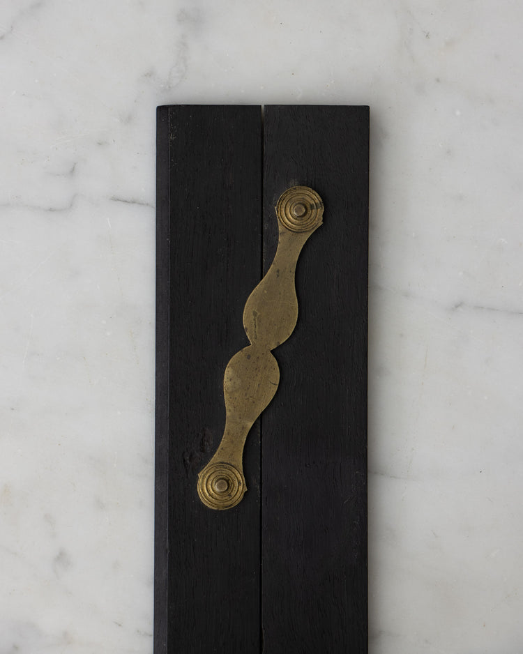Ebony and Brass Parallel Rule