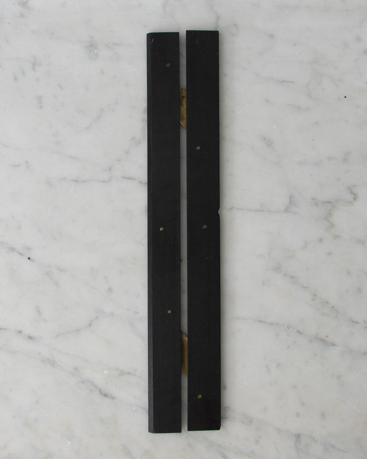 Ebony and Brass Parallel Rule