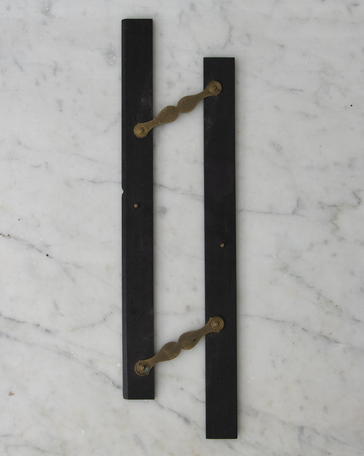 Ebony and Brass Parallel Rule