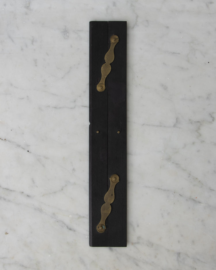 Ebony and Brass Parallel Rule