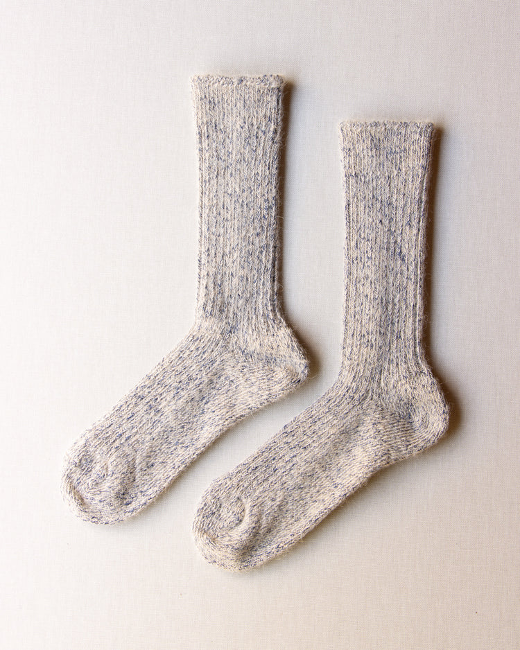 Yahae Alpaca Linen Ribbed Socks
